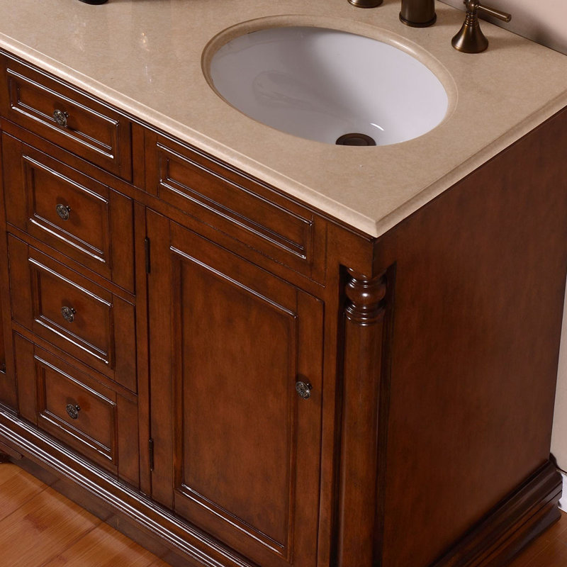Silkroad Exclusive 36" Single Sink Cabinet Bathroom Vanity Set